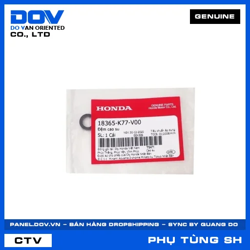 ĐỆM CAO SU SH 125/150 — 18365K77V00