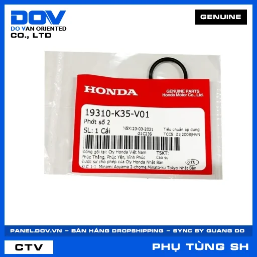 PHỚT SỐ 2 SH 125/150, SH 125/160 — 19310K35V01