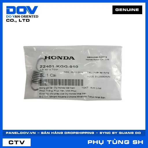 LÒ XO LY HỢP (côn) SH 125/150, SH 125/160 — 22401KGG910