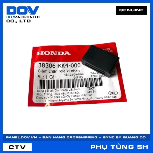 GIẢM CHẤN RƠLE XI NHAN (đèn báo rẽ) SH 125/150 — 38306KK4000