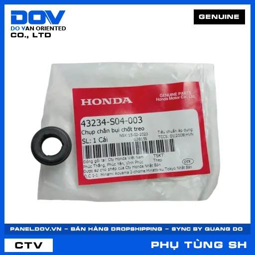 CHỤP CHẮN BỤI CHỐT TREO SH 125/150, SH 125/160 — 43234S04003