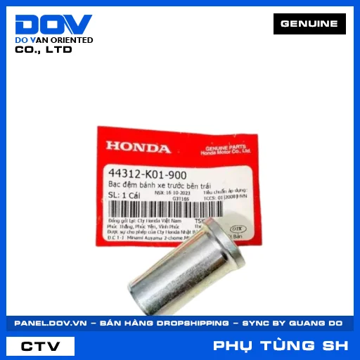 BẠC ĐỆM BÁNH XE TRƯỚC BÊN TRÁI SH 125/150 — 44312K01900