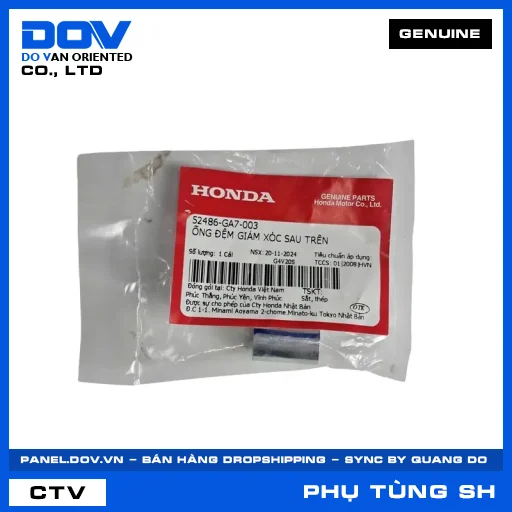 ỐNG ĐỆM GIẢM XÓC SAU TRÊN (phuộc) SH 125/150, SH 125/160 — 52486GA7003
