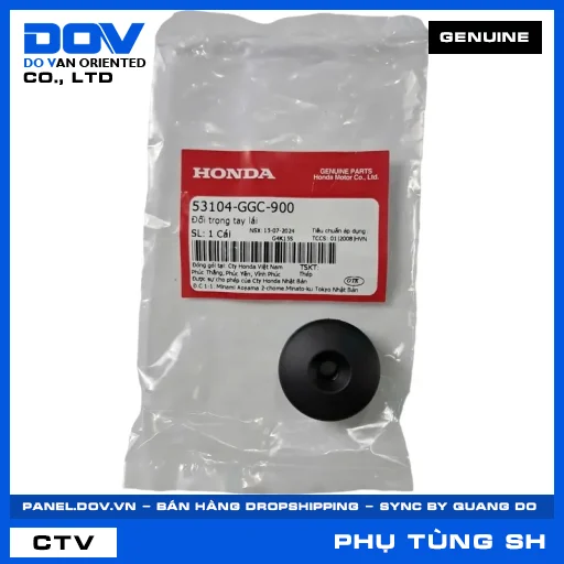 ĐỐI TRỌNG TAY LÁI SH 125/150 — 53104GGC900