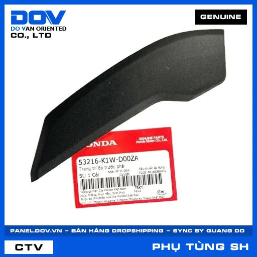TRANG TRÍ ỐP TRƯỚC PHẢI SH — 53216K1WD00ZA