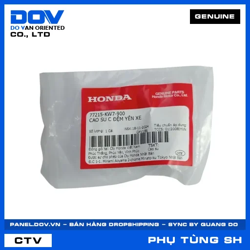 CAO SU C ĐỆM YÊN XE SH 125/150 — 77215KW7900