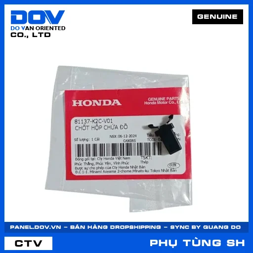 CHỐT HỘP CHỨA ĐỒ SH 125/160 — 81137K2CV01