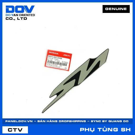 MÁC ỐP SÀN *NHC60* SH 125/160 — 86643K0SV50ZB