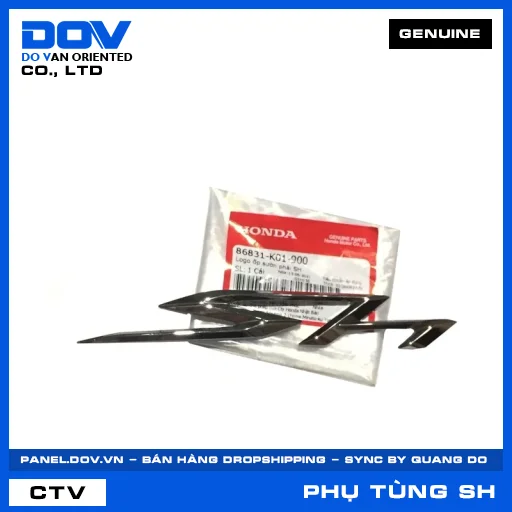 LOGO ỐP SƯỜN PHẢI SH SH 125/150 — 86831K01900