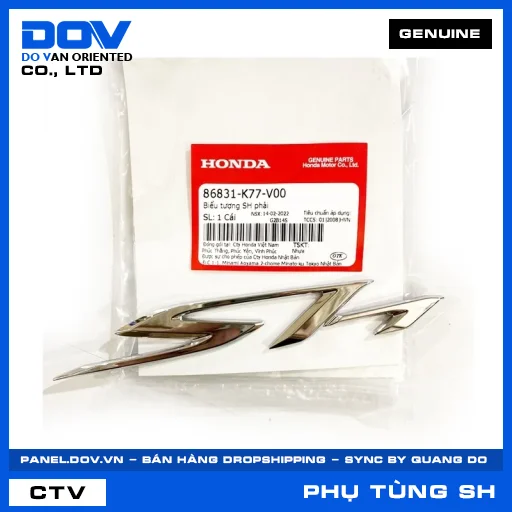 BIỂU TƯỢNG SH PHẢI SH 125/150 — 86831K77V00