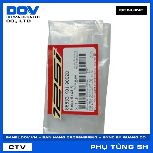 MARK CHỮ (125 FI) SH 125/150 — 86833K01900ZB