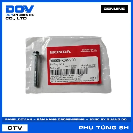 BU LÔNG 6X40 SH 125/150, SH 125/160 — 90005K0RV00