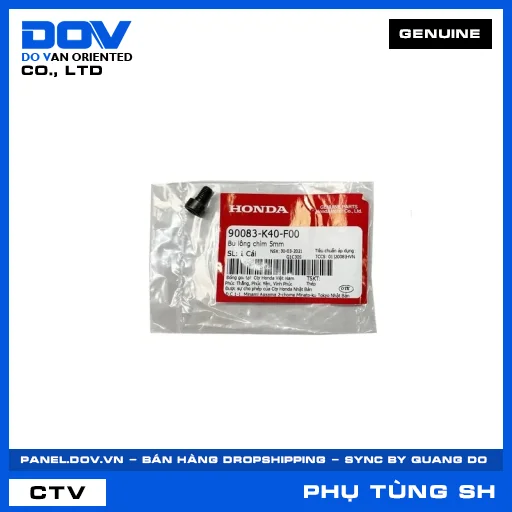 BU LÔNG CHÌM 5MM SH 125/150, SH 125/160 — 90083K40F00
