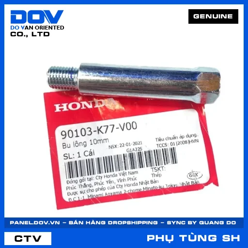BU LÔNG 10MM SH 125/150 — 90103K77V00