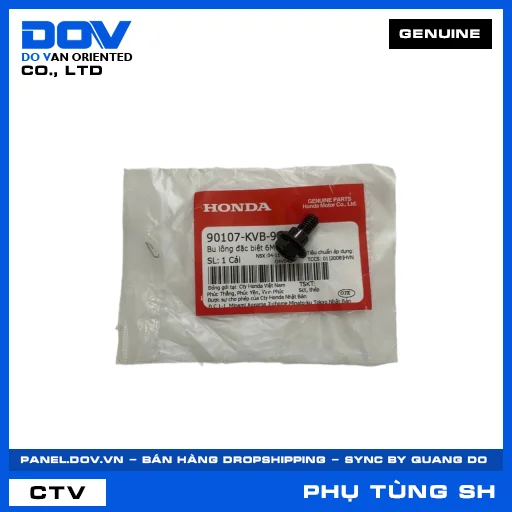 BU LÔNG ĐẶC BIỆT 6MM SH 125/150, SH 125/160 — 90107KVB900