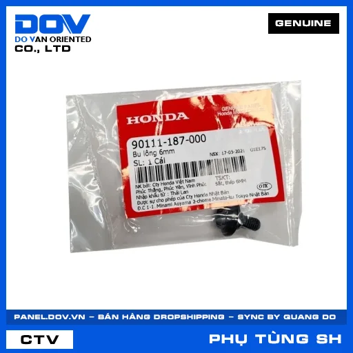 BU LÔNG 6MM SH 125/150, SH 125/160 — 90111187000