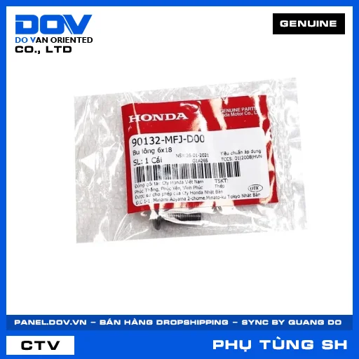 BU LÔNG 6X18 SH 125/150, SH 125/160 — 90132MFJD00