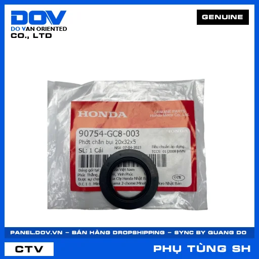 PHỚT CHẮN BỤI 20X32X5 SH 125/150, SH 125/160 — 90754GC8003
