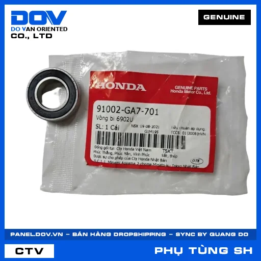 VÒNG BI 6902U SH 125/150, SH 125/160 — 91002GA7701