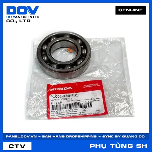 VÒNG BI 35X72X15 SH 125/150, SH 125/160 — 91002K40F01