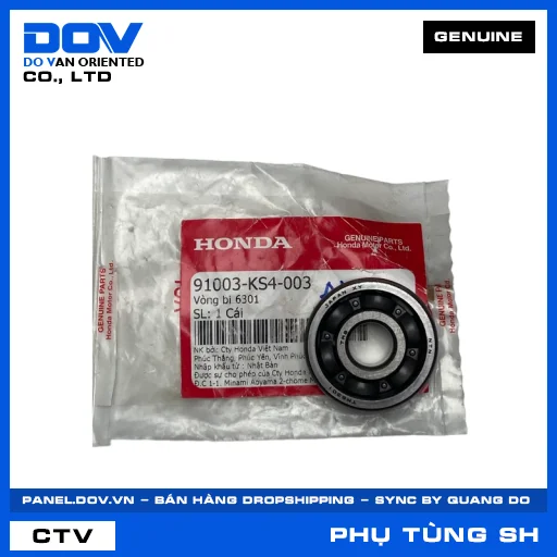 VÒNG BI 6301 SH 125/150 — 91003KS4003