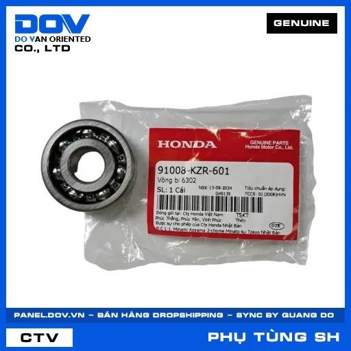 VÒNG BI 6302 SH 125/150 — 91008KZR601