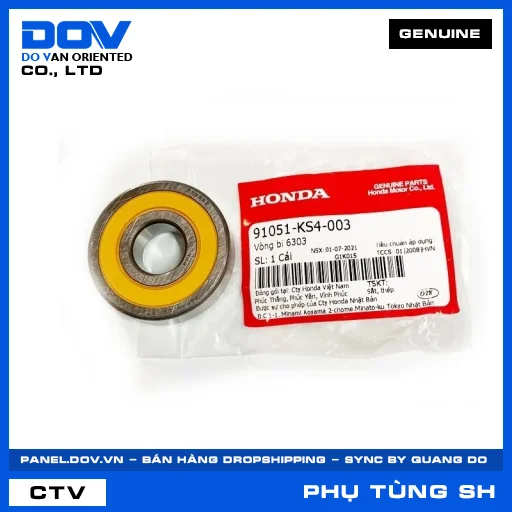 VÒNG BI 6303 SH 125/150 — 91051KS4003