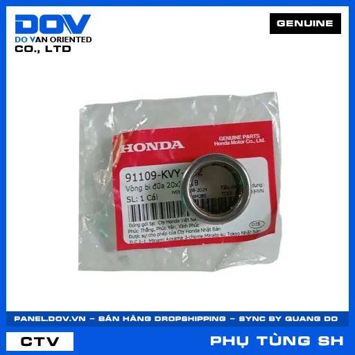 VÒNG BI ĐŨA 20X29X18 SH 125/150 — 91109KVY902