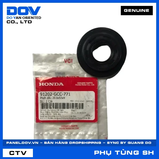PHỚT DẦU 20.8X53X9 SH 125/150 — 91202GCC771