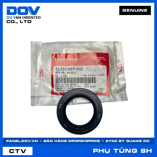 PHỚT DẦU 34X52X7 SH 125/150 — 91203KFF901