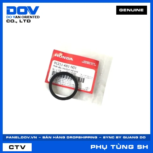 PHỚT DẦU 34X41X4 MÁ PULY SH 125/150, SH 125/160 — 91211K81N01