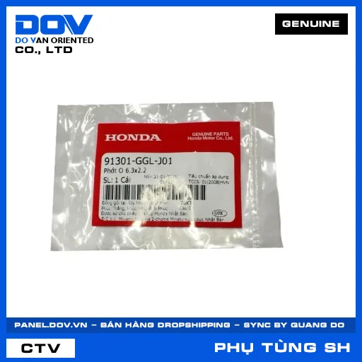 PHỚT O 6.3X2.2 SH 125/150, SH 125/160 — 91301GGLJ01