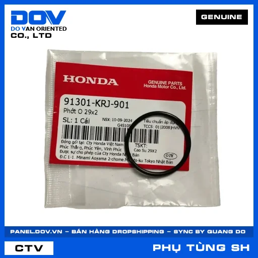 PHỚT O 29X2 SH 125/150 — 91301KRJ901