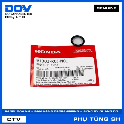 PHỚT O 11.4X2.1 SH 125/150, SH 125/160 — 91303K0JN01