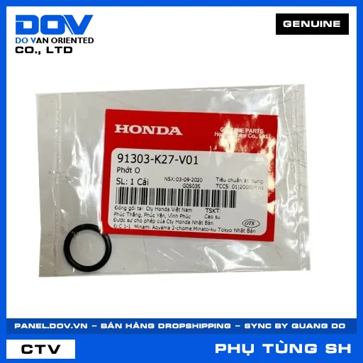 PHỚT O SH 125/150 — 91303K27V01