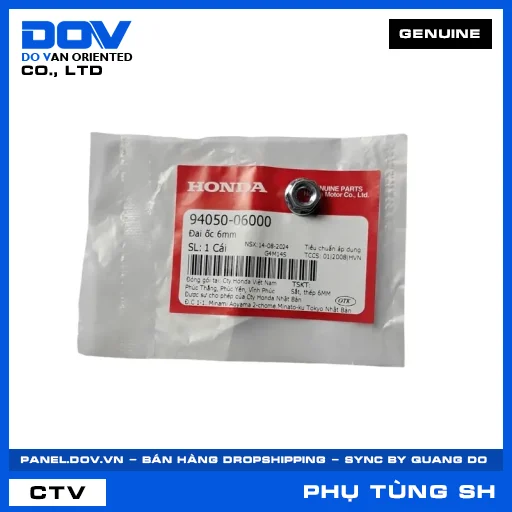 ĐAI ỐC 6MM SH 125/150, SH 125/160 — 9405006000