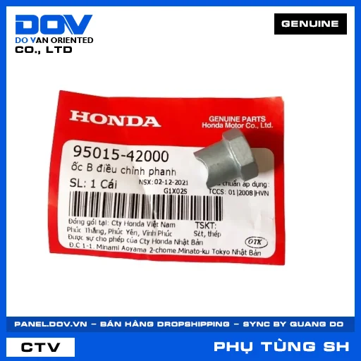 ỐC B ĐIỀU CHỈNH PHANH (thắng) SH 125/150 — 9501542000