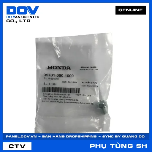 BU LÔNG 6X10 SH 125/150, SH 125/160 — 957010601000