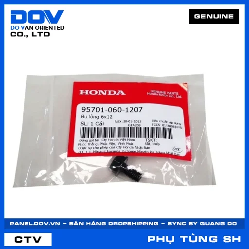 BU LÔNG 6X12 SH 125/150, SH 125/160 — 957010601207
