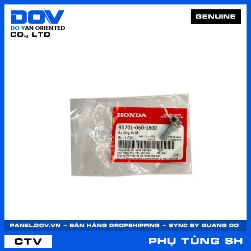 BU LÔNG 6X18 SH 125/150, SH 125/160 — 957010601800