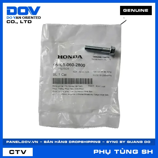 BU LÔNG 6X28 SH 125/150, SH 125/160 — 960010602800