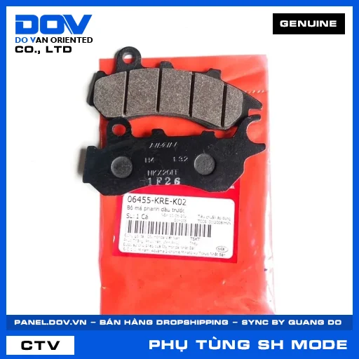 BỘ MÁ PHANH DẦU TRƯỚC (bố thắng) SH MODE — 06455KREK02