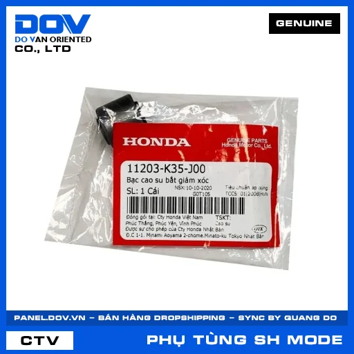 BẠC CAO SU BẮT GIẢM XÓC (phuộc) SH MODE — 11203K35J00