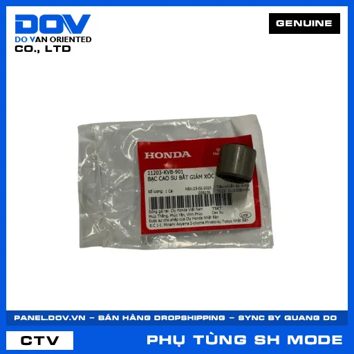 BẠC CAO SU BẮT GIẢM XÓC (phuộc) SH MODE — 11203KVB901
