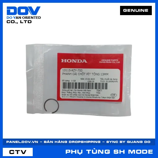 PHANH CÀI CHỐT PÍT TÔNG 13MM SH MODE — 13115KZY700