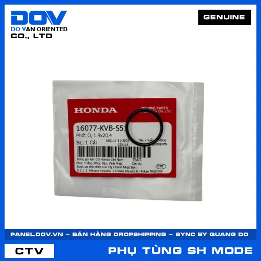 PHỚT O, 1.9X20.4 SH MODE — 16077KVBS51