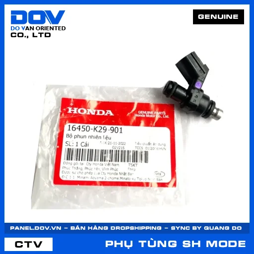BỘ PHUN NHIÊN LIỆU SH MODE — 16450K29901