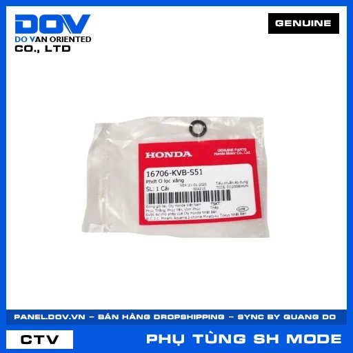 PHỚT O LỌC XĂNG SH MODE — 16706KVBS51