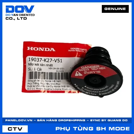 NẮP KÉT TẢN NHIỆT SH MODE — 19037K27V51