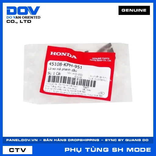 LÒ XO MÁ PHANH DẦU (bố thắng) SH MODE — 45108KPH951